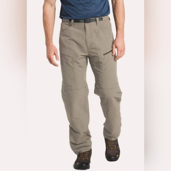The North Face Other - The North Face Outdoor Pants Mens 3XL Khaki Cargo Belted Convertible